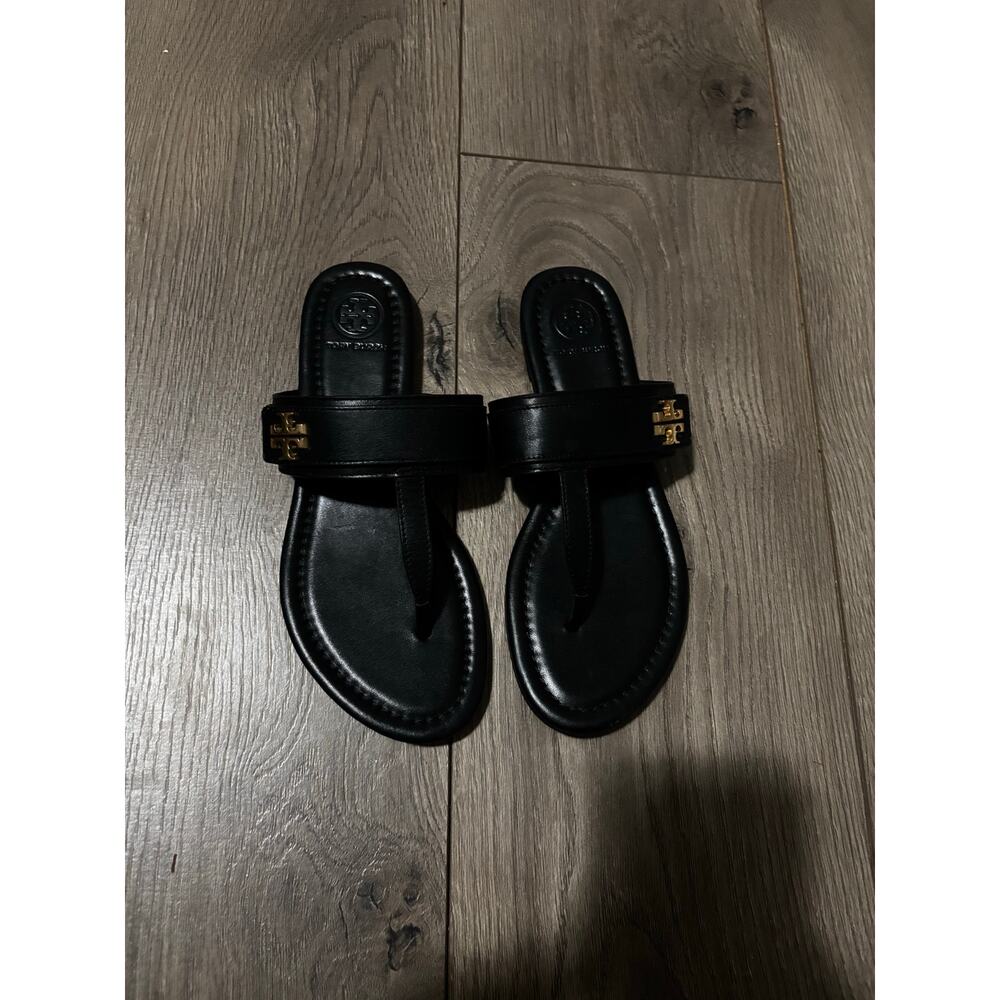 Black ToryBurch Sandals Size 5.5 - Picture 2 of 7